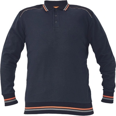 KNOX Knoxfield polo mikina antracit/žltá