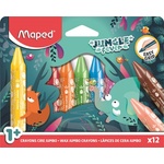Maped Мазен молив, дебел, maped "Треска за джунглата", 12 различни цвята 861400 (861400)