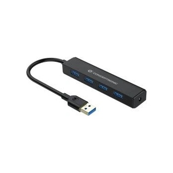 Conceptronic C4PUSB3 4-Port USB 3.0-Hub with Power Jack