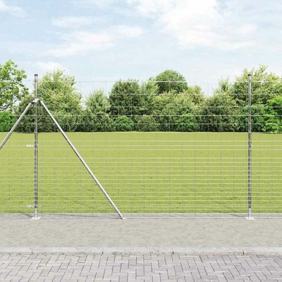 vidaXL Svařovaná drátěná plotina s betonovou základnou 25 x 1,6 m