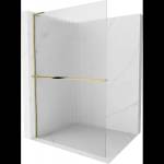 Mexen Kioto+ L душ стена с рафт Walk-in 80 х 200 см, райета, златна - 800-080-123-50-09 (800-080-123-50-09)