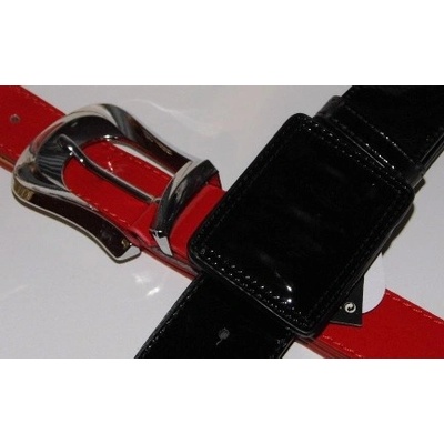 Dámské opasky BLACK/RED 034 sada 2 kusy