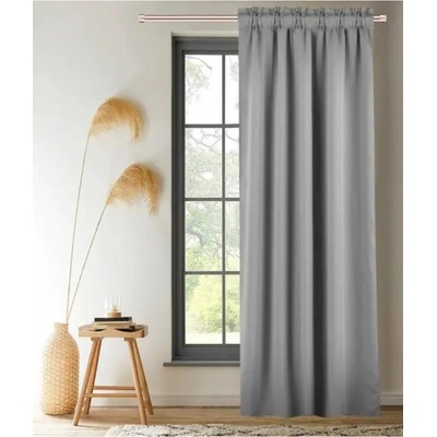 BytoTex Zatemňovací závěs na pásce Joana 140x250 cm, světle šedá (cena za 1 kus)