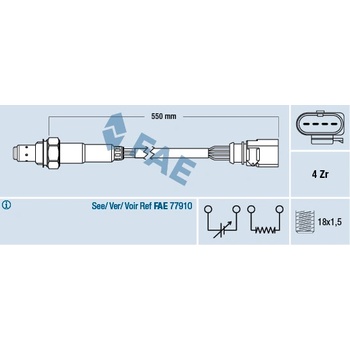 Lambda sonda FAE 77439