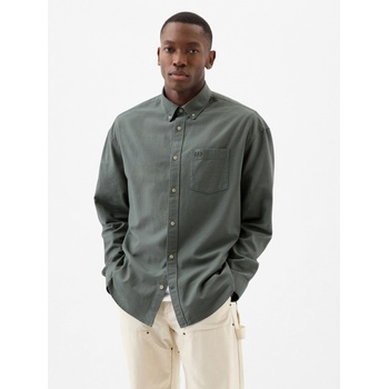 GAP Оксфорд риза с лого oversize GAP GAP | Zelen | МЪЖЕ | S
