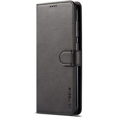 GKK Кожен Калъф с Джобове за Samsung A70, Wallet Leather Book Case, Черен (5901012192291)
