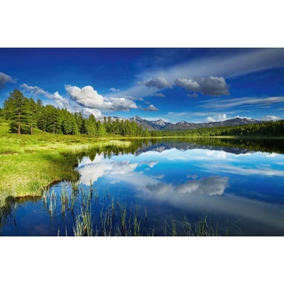 Dimex MS-5-3077 Vliesová fototapeta Jezero v pohoří Altai rozměry 375 x 250 cm