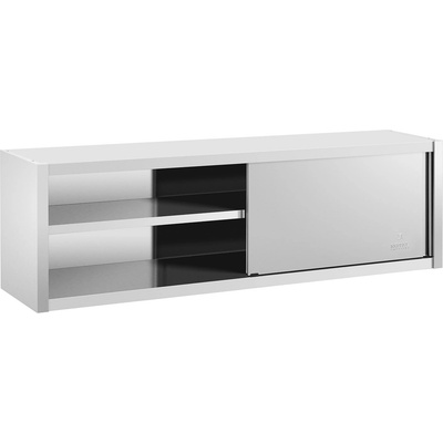 Royal Catering Окачен шкаф от неръждаема стомана - 200 x 45 см - Royal Catering - 30 кг RCSSWC-200X45-S (RCSSWC-200X45-S)