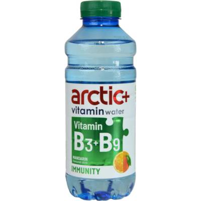 Arctic+ Immunity Funkční voda nesycená B3+B9 mandarinka 600 ml