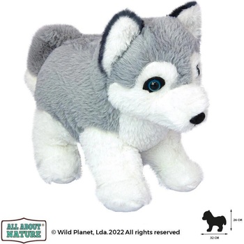 Wild Planet Плюшена играчка, Кученце Хъски 25см. Wild Planet (K8707)
