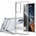 ESR Air Shield Boost Case - удароустойчив хибриден кейс с вградена поставка за Samsung Galaxy S22 Ultra (прозрачен)