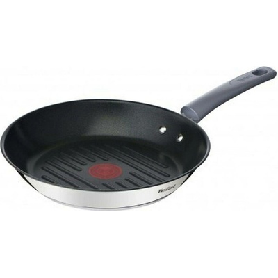 TEFAL Daily Cook G7314055 - Kulatá - Grilovací pánev - Černá - Nerezová ocel - Keramika - Plyn - Halogen - Indukce - Uzavřená deska - Bakelit