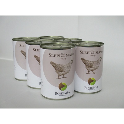 Bohemia Pet Food Slepičí maso ve vlastní šťávě 6 x 400 g