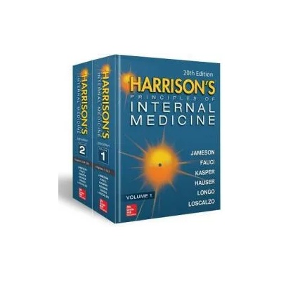 Harrison's Principles of Internal Medicine, Twentieth Edition (Vol. 1 & Vol. 2) | J. Larry Jameson, Dennis Kasper, Stephen Hauser, Dan Longo, Anthony Fauci, Joseph Loscalzo