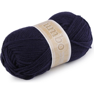 Pletací příze Jumbo 100 g Varianta: 38 (919) modrá tmavá, Balení: 1 ks 40183/72741/239252