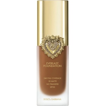 Dolce & Gabbana Flawless Everlast Foundation intenzívny krycí make-up s dlhotrvajúcim efektom SPF20 32W medium deep 27 ml