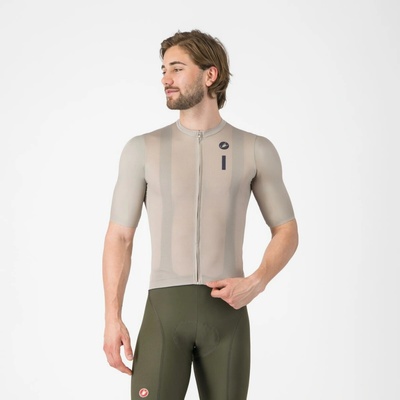 Castelli DRITTONE LOGO zemitá šedá/belgická modrá