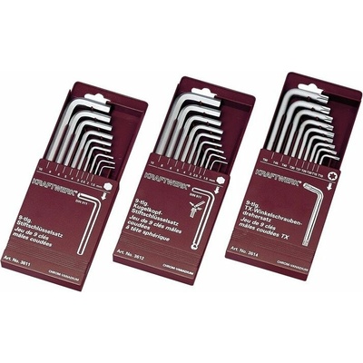 Kraftwerk Sada klíčů Inbus (i s kuličkou) 1,5-10mm + sada klíčů Torx T10-T50 KR-99052