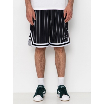 Karl Kani Small Signature Pinstripe Mesh black/white