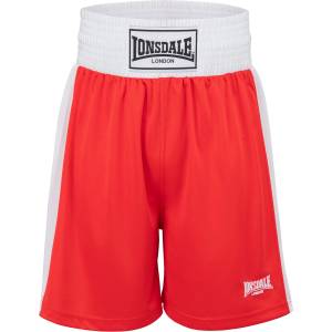 Lonsdale Къси панталони Lonsdale Boxing Shorts - Red/White