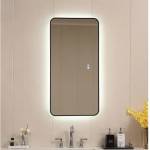 Inter Ceramic Огледало за баня с вградено LED осветление Pane, 50x100, нагревател