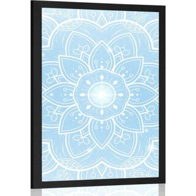 Plakát orientální Mandala - 20x30 white