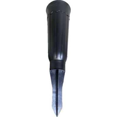 Madona cintorínska váza plast zapichovací 27 cm - čierna