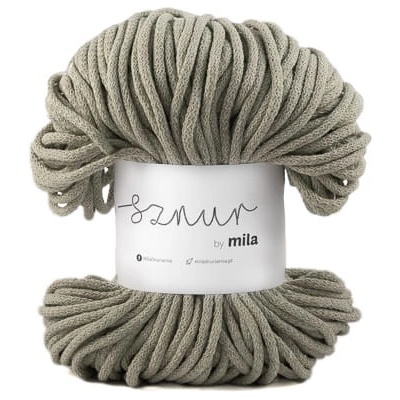 Bavlněná šňůra MILA 3mm - Olivová jasná/P49