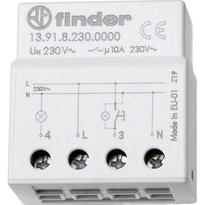 Finder 13.91.8.230.0000 13.91.8.230.0000 impulsní spínač 2300 VA, 10 A