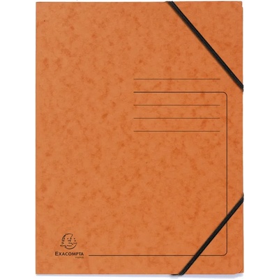Exacompta Папка, картонена, с ластик, оранжева (O1070180053)