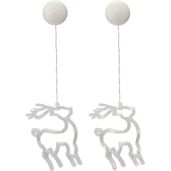 Aga Závesná vianočná LED dekorácia do okna Sobík