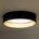 Duolla - LED Плафониера ROLLER LED/24W/230V Ø 45 см черен/златист (DU605304)