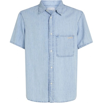 Image 1 of Calvin Klein Риза Calvin Klein Jeans Men's Short-Sleeve Plain Shirt - Denim Light