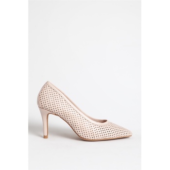 Jacket Club Дамски обувки от естествена кожа 401 - Бежови #318751 (318751_Бежов)