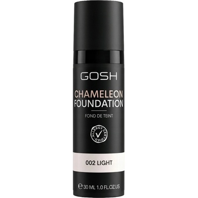 Gosh Copenhagen Chameleon Foundation lehký tónující make-up 002 Light 30 ml