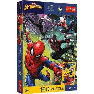 Trefl Marvel Spider-Man suveníry + plagát 160 dielov