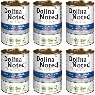 Dolina Noteci Premium Bohaté na tresku s brokolicou 6 x 400 g