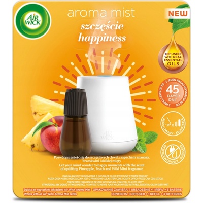 Air Wick Aromatická mlha Mist Difuzér vůně Štěstí Sada 20 ml