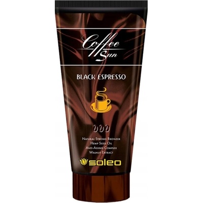 Soleo BLACK ESPRESSO natural strong bronzer krém do solária 150 ml