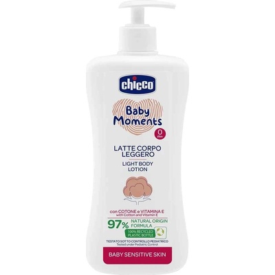 Chicco Baby Moments telové mlieko pre deti 500 ml