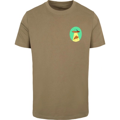 Mister Tee Тениска Ufo Pizza Tee olive XXLUB-MT1621-00176 - Черен, размер M