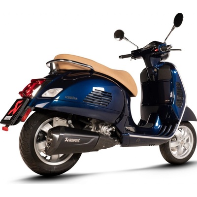 Akrapovič Slip-On Line Black Stainless Steel Vespa GTS 300 (21-23)