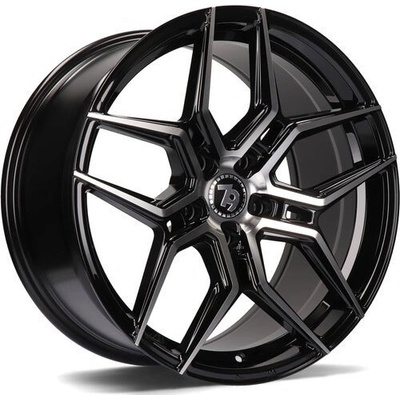 79WHEELS SV-B 7,5x17 5x112 ET40 black front polished