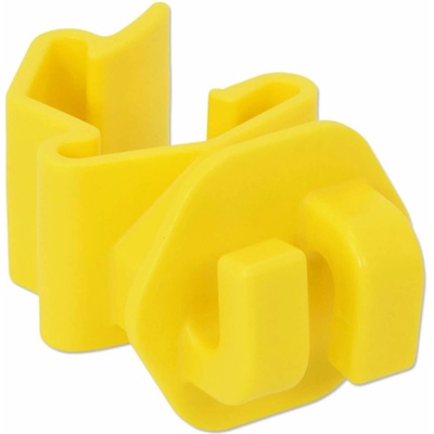 Plastový izolátor na T-sloupky elektrické ohrady, pro lanka a lana do 8 mm - 10 ks