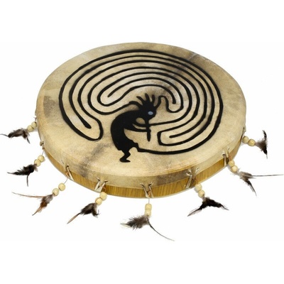 Terre Shaman Rituální bubon 40 cm