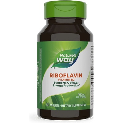 Nature's Way Витамин В2 400 mg 30 таблетки | Nature’s Way (16843)