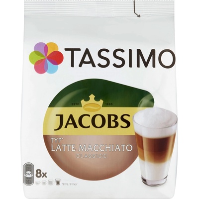 TASSIMO Latte Macchiato 8 x 7 g + 8 x 26 g