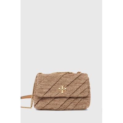 Tory Burch kabelka Kira Draped Raffia Small béžová 154828.211