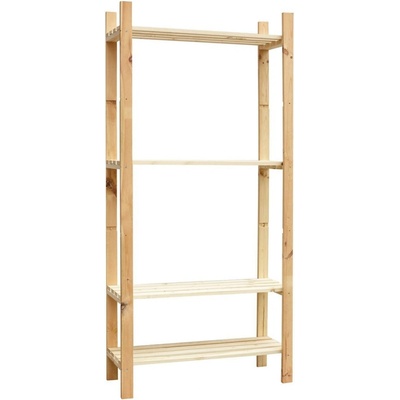 Regalux Dřevěný regál 170 x 80 x 30 cm 53010000101