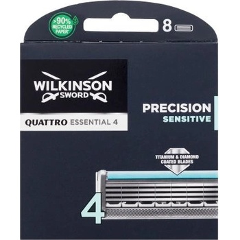 Wilkinson Sword Quattro Titanium Sensitive + 1 ks hlavice